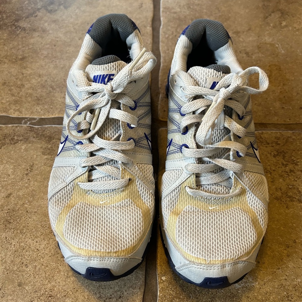 Nike Shox Agent Flywire Womens Size 8 Running Shoes White Purple 438683-014 - Picture 3 of 8